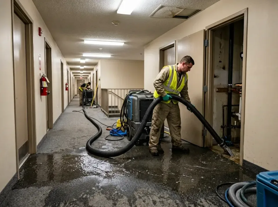 multi-unit-apartment-hallway-f-005 — frequently asked questions, Emergency Burst Pipe Water Extraction & Removal in Laurel B…